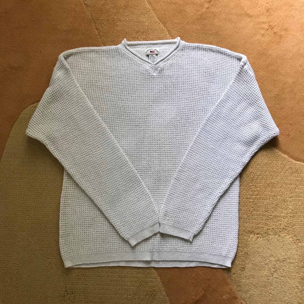 Sweater V-neck means